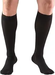 Truform 20-30 mmHg Compression Stockings for Men and Women, Knee High Length, Closed Toe