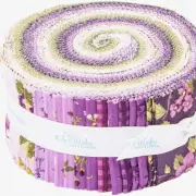 Green Gables Quilter's Delight: 40 Vibrant 2.5" Fabric Strips Jelly Roll