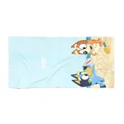 Bluey Kids Beach Towel with Playful Animation, Summer Essentials, Pool [...]
