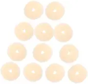 CANIGHT 12 pcs Bun Hair Maker Easy to Use Donut Bun Shaper for Quick Hairstyles Sturdy Safe Material for Various Occasions