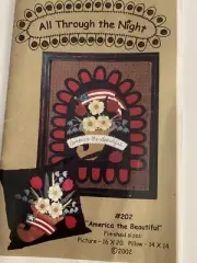 Folk Art Designs With A Bit Of Whimsy Pattern #202 “America The Beautiful” c2002