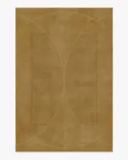 185' x 275' | Machine Washable Runner Rug | Kid & Pet Friendly | Indoor Rug | Architectural Digest Ayla Gold Tufted Rug | Ruggable