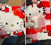 Hello Kitty Nogginz Pillow & Plush Oversized Blanket 60in x 90in Set