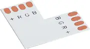 L Shape Strip For RGB 5050 Chip LED Strips - 4pk