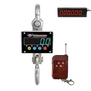 Outdoor Safe Stainless Steel 1,000 lb Crane Scale Digital Display 4" Scoreboard