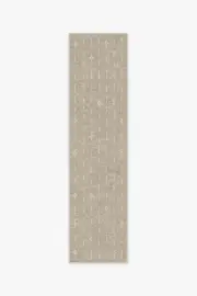 75' x 305' | Machine Washable Runner Rug | Kid & Pet Friendly | Indoor Rug | Alina Light Stone Tufted Rug | Ruggable