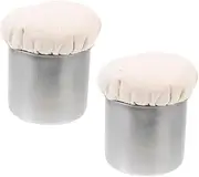 Zerodeko Practical Oil Wiper Brush Set 2pcs Stainless Steel for Cooking Baking Pancake Making