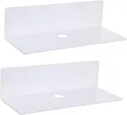 STOBAZA 2pcs Household Loudspeaker Storage Stand Wall Storage Shelf Clock Storage Holder