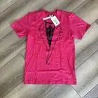 OFF-WHITE x Nike NRG A6 ‘Pink Rush Tuxedo’ T-Shirt - BQ0827-698- Men's Size: S