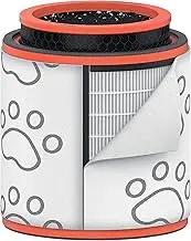 Leitz TruSens 3-in-1 HEPA Filter Drum for Z-3000/Z-3500 Air Purifier, Washable Pre-Filter, Activated Carbon Filter, Eliminates Pet Odours & Hair, 2415131