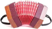 30 Buttons Concertina, Educational Musical Instrument for Amateur Beginner, Fascinating & Softer Sound, Excellent Children and Friends