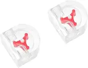 2pcs Practical Water Cooling System Accessory 1/4 Inch Flow Meter Indicator