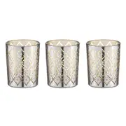 Tempa Estelle - Silver Tealight Glass 3 Pack