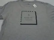 RIP CURL The Search Standard Fit SURF T SHIRT Gray Medium NEW