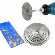 7pcs HSS Mini Circular Saw Blades Rotary Tools Cutting Disc Set For Dremel Drill