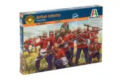 Italeri 6050 1/72 Military Figure Model Kit Anglo-Zulu Wars British Infantry