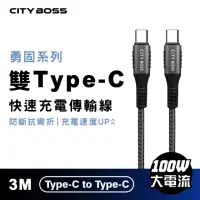 在飛比找momo購物網優惠-【CityBoss】勇固 100W 雙Type-C 300C