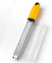 Generisch Stainless Steel Grater with Protective Cover, Premium Zester Grater, Fine Grater and Zester for Lemon, Cheese, Chocolate, Garlic
