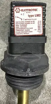 ELETTROTEC LM2 Float Level Switch 220 VOLT 30 Watt .05A JETS-D LJ115D/WP