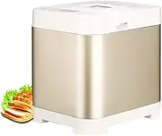 Automatic Bread Maker, Beginner Programmable Bread Maker Digital Bread Maker, Compact Fast Breadmaker with 3 Crust Colors,19 Programs, 13 Hours Reservation, 1 Hour Keep Warm
