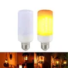 LED Flame Effect Lights Simulated Nature Fire Light Bulb E27 E26 E14 E12 Lamp US