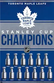 TORONTO MAPLE LEAFS - CHAMPIONS POSTER - 22x34 23913