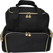 [Generic] Manicure Set Bag - Nail Polish Collection Bag, Nail Polish Storage Bag | Holds 48 Nail Polish Bottles (0.5FL.oz), Nail Polish Holder Bag, Storage Bag For Manicure Tools, black, Siehe Beschreibung, See