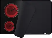 Electric Stove Top Cover Silicone Coated Fiberglass Heat Resistant Protector Mat for Ceramic Stovetop, Prevents Scratching, Expands Usable Space (29.5x21 Inch)