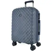 Pierre Cardin 4 Wheel Cabin Hard-Shell Lock Suitcase Travel Luggage 54cm Teal