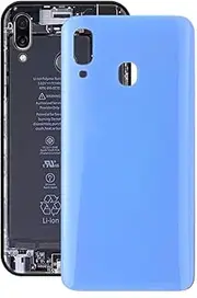HUOLUNGJIN Replacement Battery Back Cover for Samsung Galaxy A40 SM-A405F/DS, SM-A405FN/DS, SM-A405FM/DS,Housing Door Repair Part for Galaxy A40 (Blue)