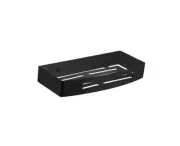 MILLENIUM FINESA 304SS WALL BASKET BLACK 6841BL