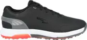 Puma AlphaCat Nitro Puma Black Quiet Shade Red Blast Men Spikeless Golf Shoes
