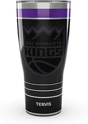 Tervis Traveler NBA Sacramento Kings - Night Game Triple Walled Insulated Tumbler Travel Cup Keeps Drinks Cold & Hot, 30oz, Stainless Steel