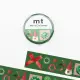 【絕版品】聖誕限定 紅與綠 mt和紙膠帶