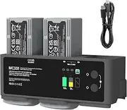 DJI Air 3/Air 3S 200W Intelligent Battery Charger, 3-Channel Parallel Fast USB-C Charging Hub (for DJI Air 3 Drone Series), with APP Interface/LCD Screen and Discharge Function (MC331)