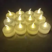 12 Pack LED Tea Light Candles Flameless Warm Light Battery Candles Anniversary
