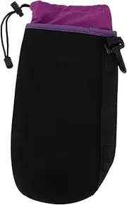 SHINEOFI Shockproof XL Neoprene Lens Pouch Bag for DSLR Camera Protective Case with Belt Loop and Clip for Safe Transport for Moisture and Dust Protection