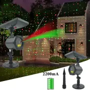 Waterproof Outdoor House Christmas Lights Laser Solar Power Star Light Projector
