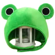 Novelty Soft Plush Big Ears for Frog Headgear Windproof Full Headgear Party