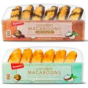 Belgian Coconut Macaroons Soft Macaroons Jumbo size 2.5 inches - Imported from