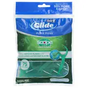 Oral-B, Glide, Scope® Outlast™ Floss Picks, Mint, 75 Floss Picks
