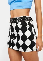 [Dolls Kill] Micro Broomy Mini Skirt