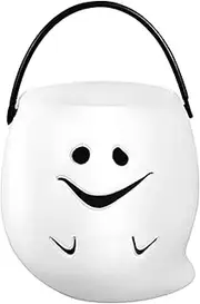 Halloween Buckets for Kids, Halloween Candy Bucket | Pumpkin Ghost Gifts Holder - Lightweight Pumpkin Ghost Candy Pot, Reusable Ghost Candy Bucket d