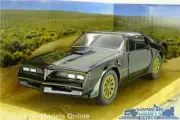 SMOKEY AND THE BANDIT PONTIAC FIREBIRD MODEL CAR 1977 BLACK 1:32 SCALE JADA K8