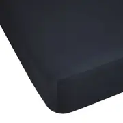 500 Thread Count Australian Grown Cotton Fitted Sheet - King Bed, Anthracite