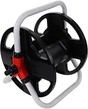 NULYLU Freestanding Pipe Winding Rack Garden Hose Reel Storage Organizer Water Hose Reel Bracket Outdoor Storage Rack