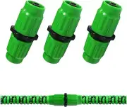 Expandable Garden Hose Repair Kit, 3 Sets Dual-Channel Flexible Garden Hose