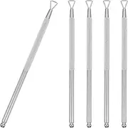 5pcs Nail Remover Nail Pusher Tool Scratch off Tool for Tickets Nail Building Gel Nail Trimmer