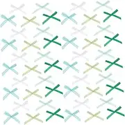 Versatile Decor Bows 100pcs Fabric Bowknots for DIY Projects Party Wedding Home Decor