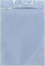 AIMALL 100PCS Anti-Static Resealable Plastic Bags – 5 Sizes Semi-Transparent Self-Sealing Pouches for Electronic Components, Cables, Circuit Boards, Static Protection Storage
